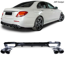 Mercedes W213 E53 Design Diffuser en Uitlaat AMG Pakket&nbsp;Zwart