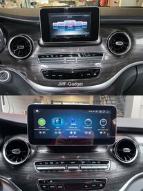 Mercedes V Klasse W447 Full HD 12.3 inch LG Scherm Android 14 Carplay