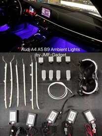 Audi A4 B9 A5 F5 2016- LED Sfeerverlichtingen Ambient Lights 32 kleuren