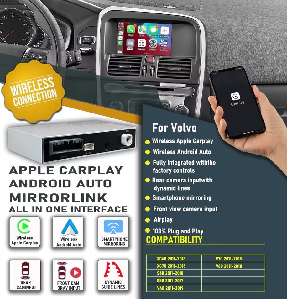 Volvo-Carplay-Android-Multimedia-Module