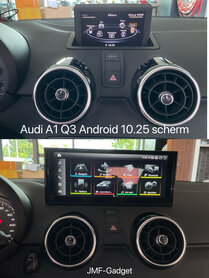 Audi A1 Q3 11-18 Full HD Android 14 Carplay 10.25 inch Scherm