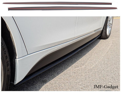 BMW F32 F33 F36 M Skirt Spoiler opzetstukken Mat Zwart