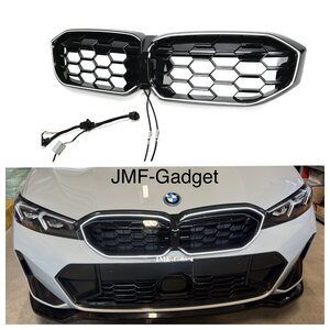BMW G20 G21 LCI Diamond Zwart Grill Nieren met LED DRL Verlichting