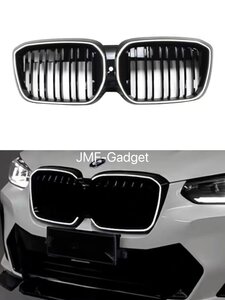 BMW G01 X3 G02 X4 LCI M Styling Zwart Grill Nieren met LED DRL Verlichting
