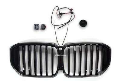 BMW G05 X5 LCI Performance Styling Zwart Grill Nieren met LED DRL Verlichting