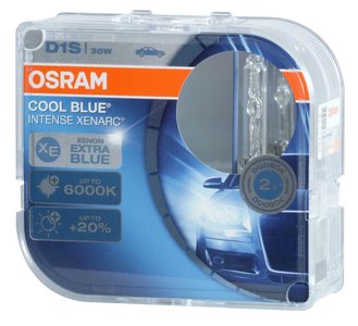 Osram Xenon D1S XENARC 66140CBI Cool Blue +20% licht 6000k