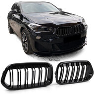 BMW X2 F39 M styling Piano Zwart Grill Nieren 