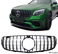 Mercedes X253 W253 C253 GLC 15-19 Panamericana Grill Piano Zwart/Chroom