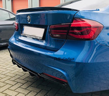 BMW 3 serie F30 Performance Koffer Spoiler Gespoten 