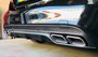 Mercedes W205 S205 C63 Design Diffuser en Uitlaat AMG Pakket Chroom_