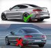 Mercedes C205 Coupe Cabrio C63 Design Diffuser en Uitlaat AMG Pakket Chroom_