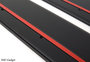 BMW F32 F33 F36 M Skirt Spoiler opzetstukken Mat Zwart_