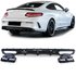 Mercedes C205 Coupe Cabrio C63 Design Diffuser en Uitlaat AMG Pakket Zwart_