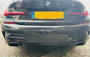 BMW G20 G21 M340 Performance styling Diffuser en Uitlaat Zwart_