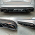 Mercedes W205 S205 C63 Design Diffuser en Uitlaat AMG Pakket Zwart_