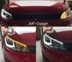 VW Golf 7 Full LED Koplampen met Golf 8 look Black Line_