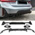 BMW G20 G21 LCI 2022- M340 Performance styling Diffuser en Uitlaat Zwart_