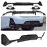 BMW G20 G21 LCI 2022- M340 Performance styling Diffuser en Uitlaat Zwart_